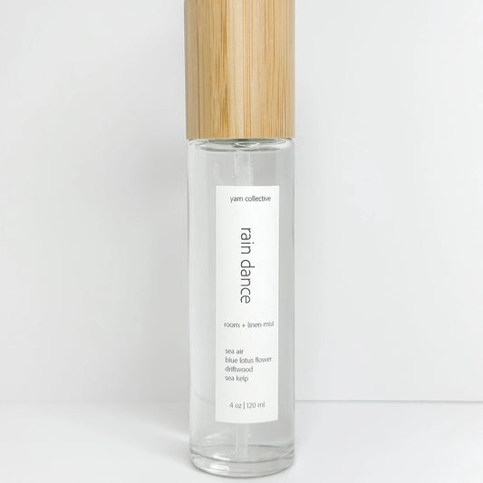 Yam Collective Luxe Room & Linen Mist - Rain Dance (Blue Lotus + Driftwood Room)