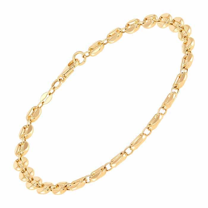 14K Yellow Gold Mariner Chain Bracelet