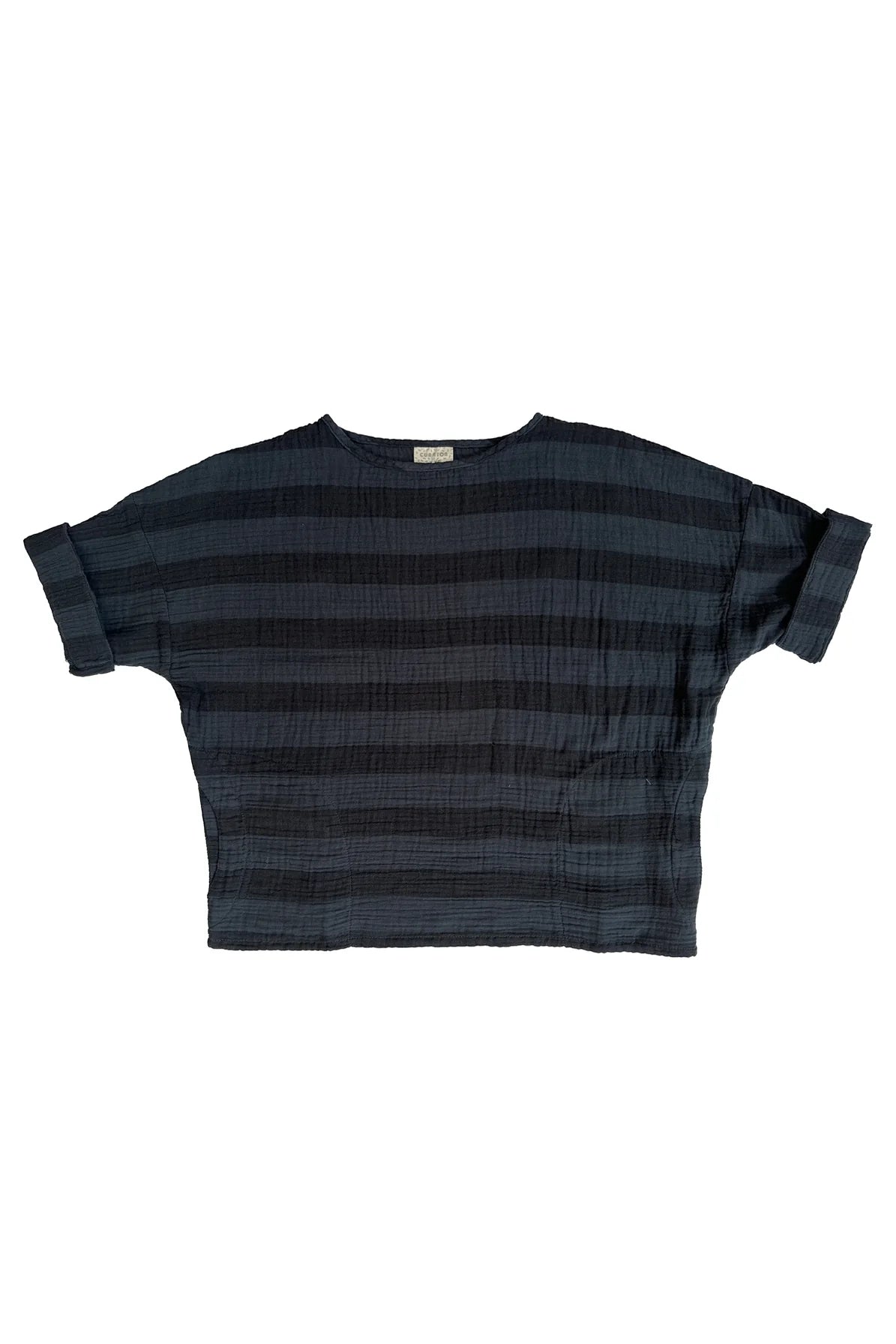 Curator Izzy Top in Black Stripe