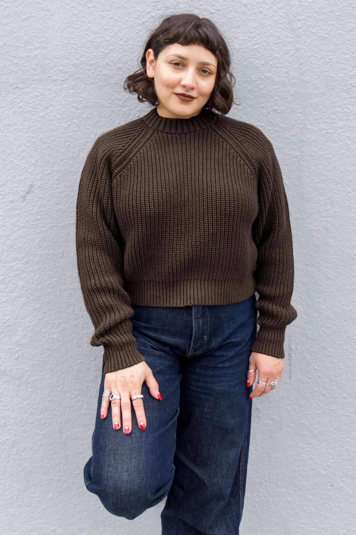 Curator Sonnie Sweater in Chocolate