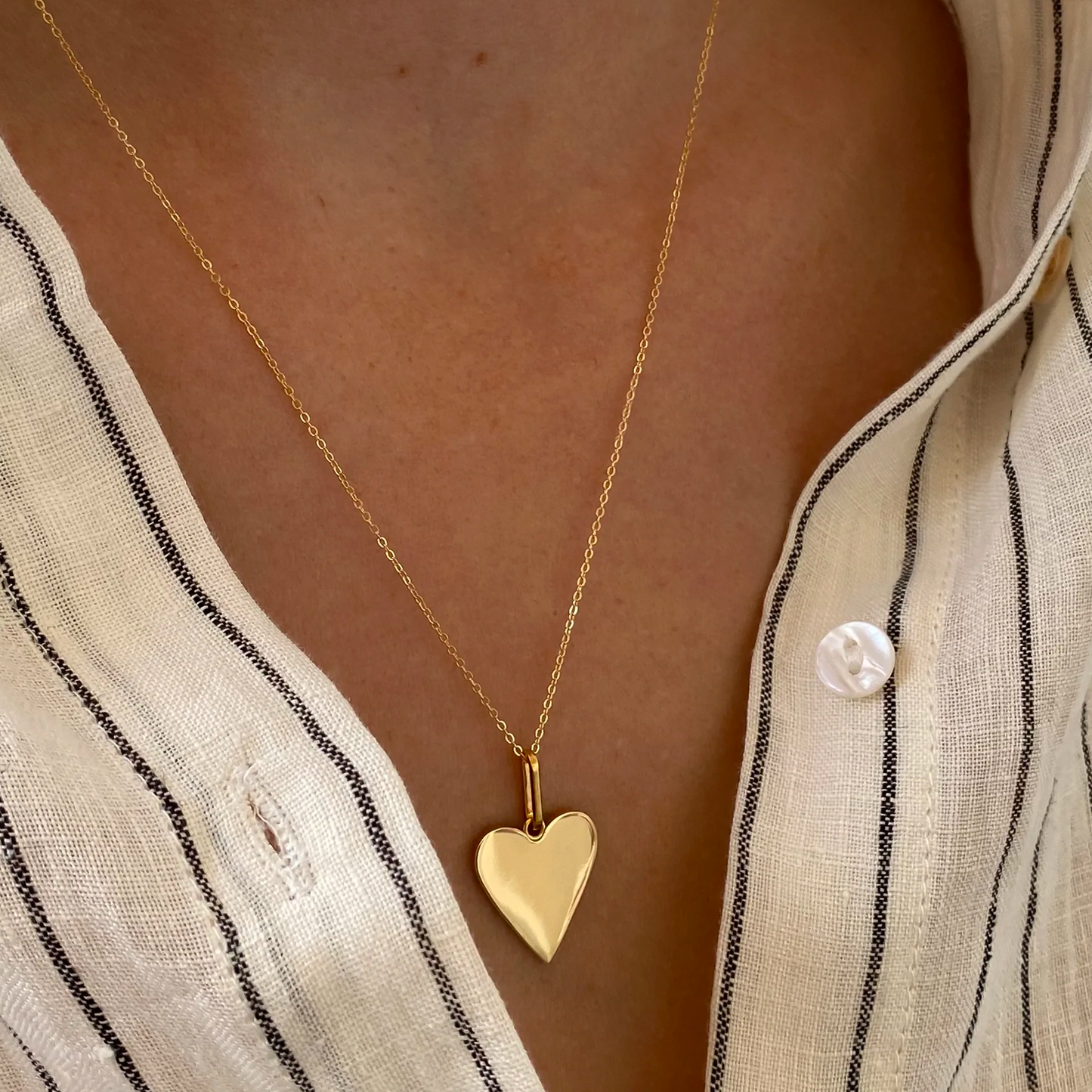 Thatch California 14k Fine Amaya Heart Necklace