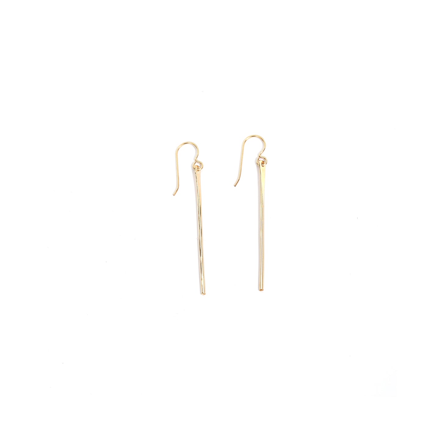 Gold Bar Earrings