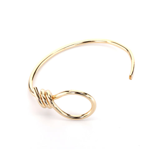 Gold Lasso Cuff Bracelet