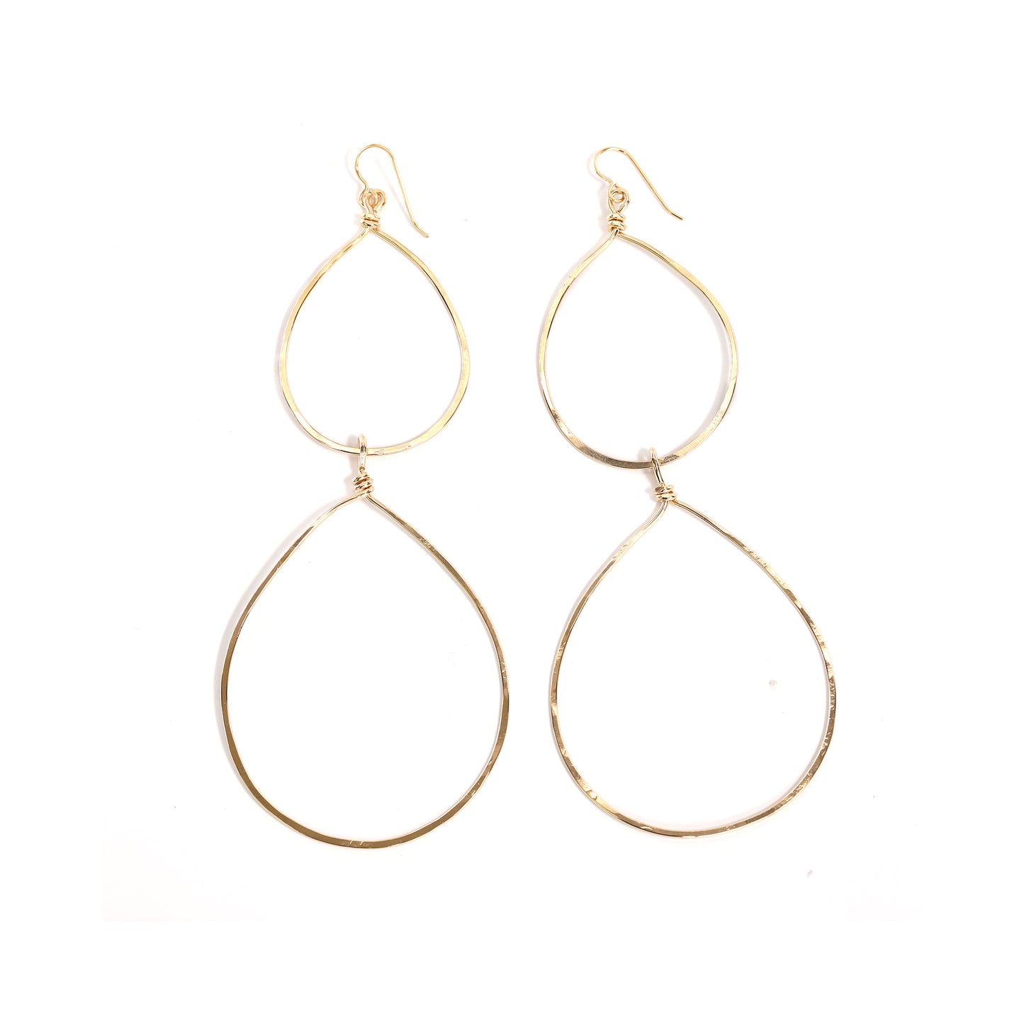 Double Teardrop Earrings
