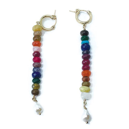 Vibrant Frequency Gemstone Earrings