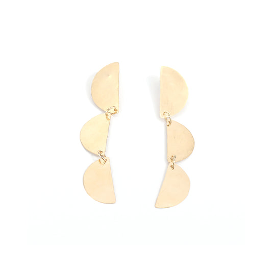 Triple Half Moon Earrings