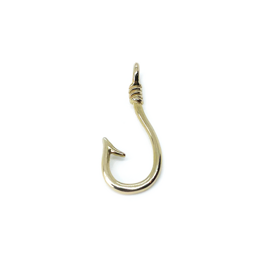 14K Charm- Fisherman's Hook