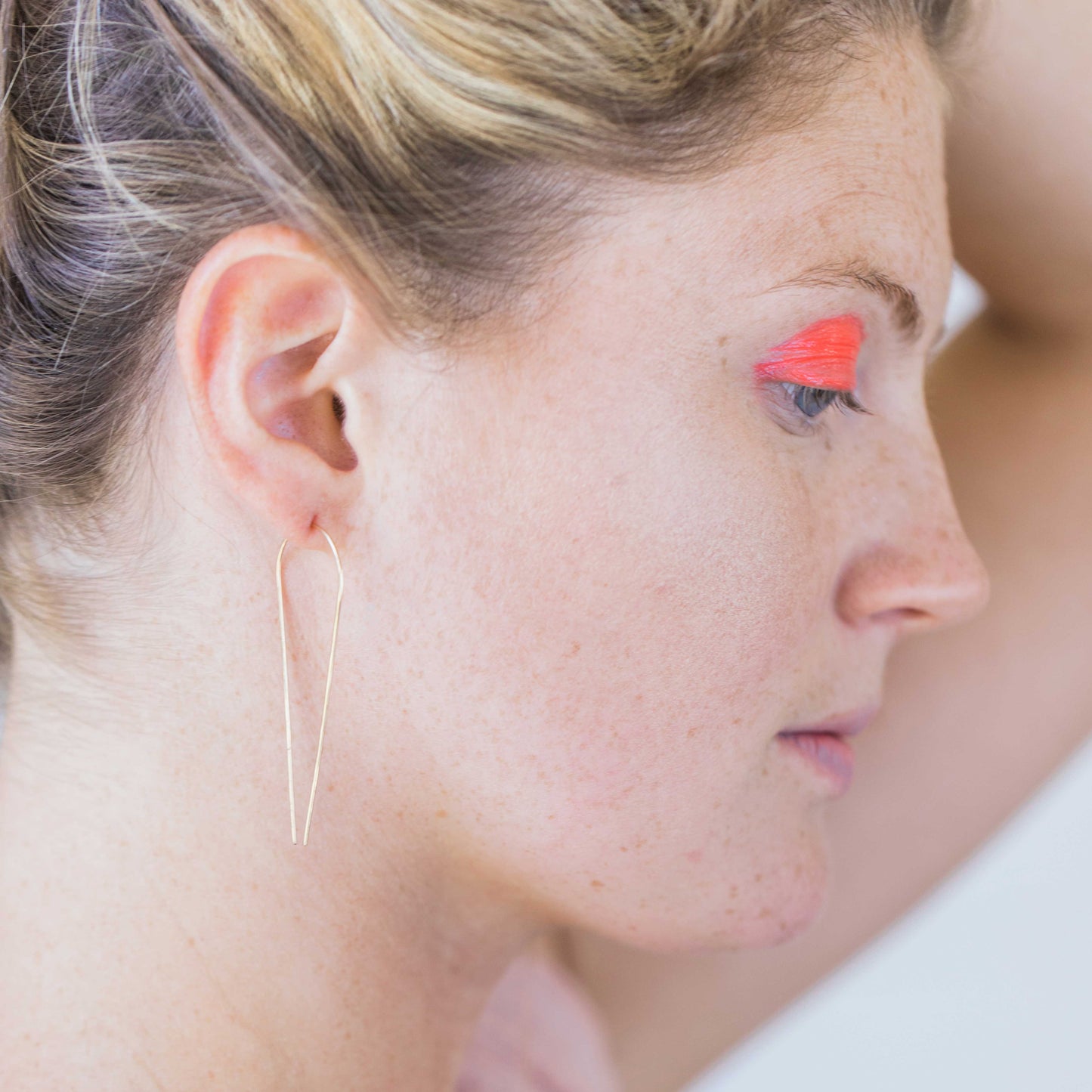 Long Teardrop Slider Earring