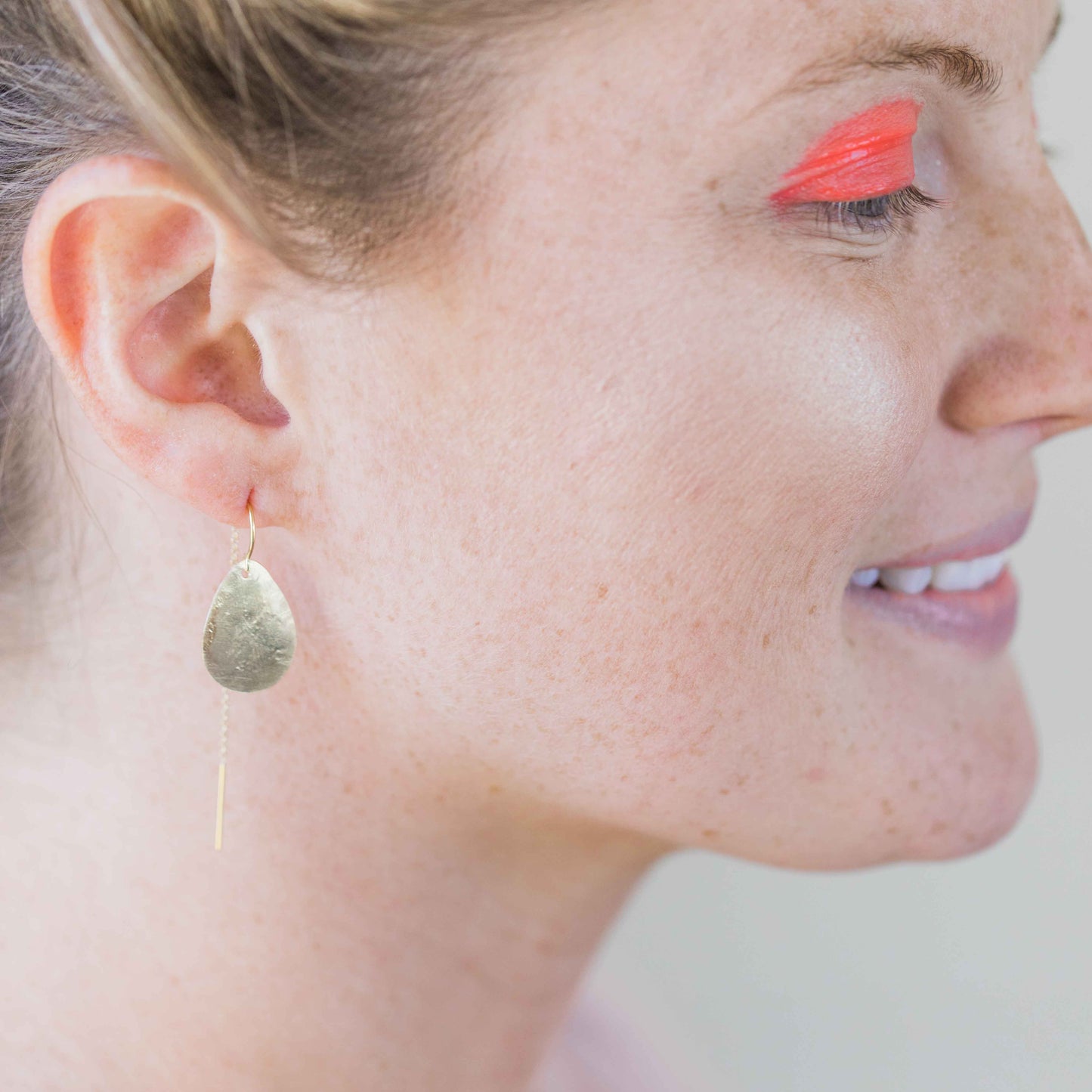 Teardrop Threader Earrings
