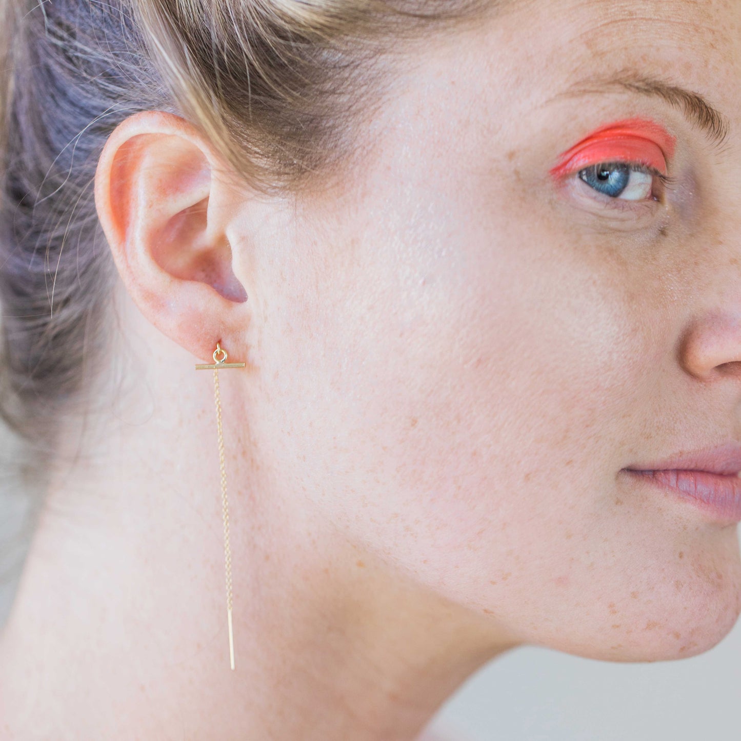 Long Toggle Threader Earrings
