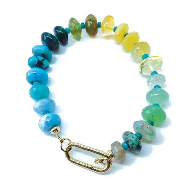 Tropical Waters Gemstone Bracelet