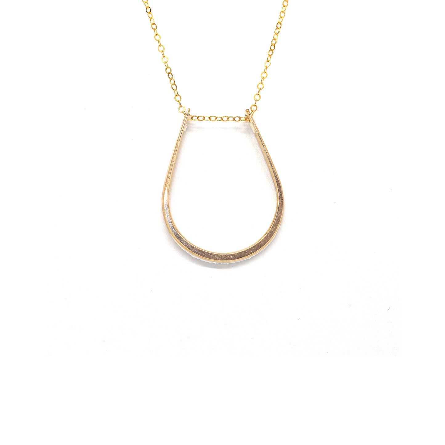 Goldbug Delicate Horseshoe Necklace