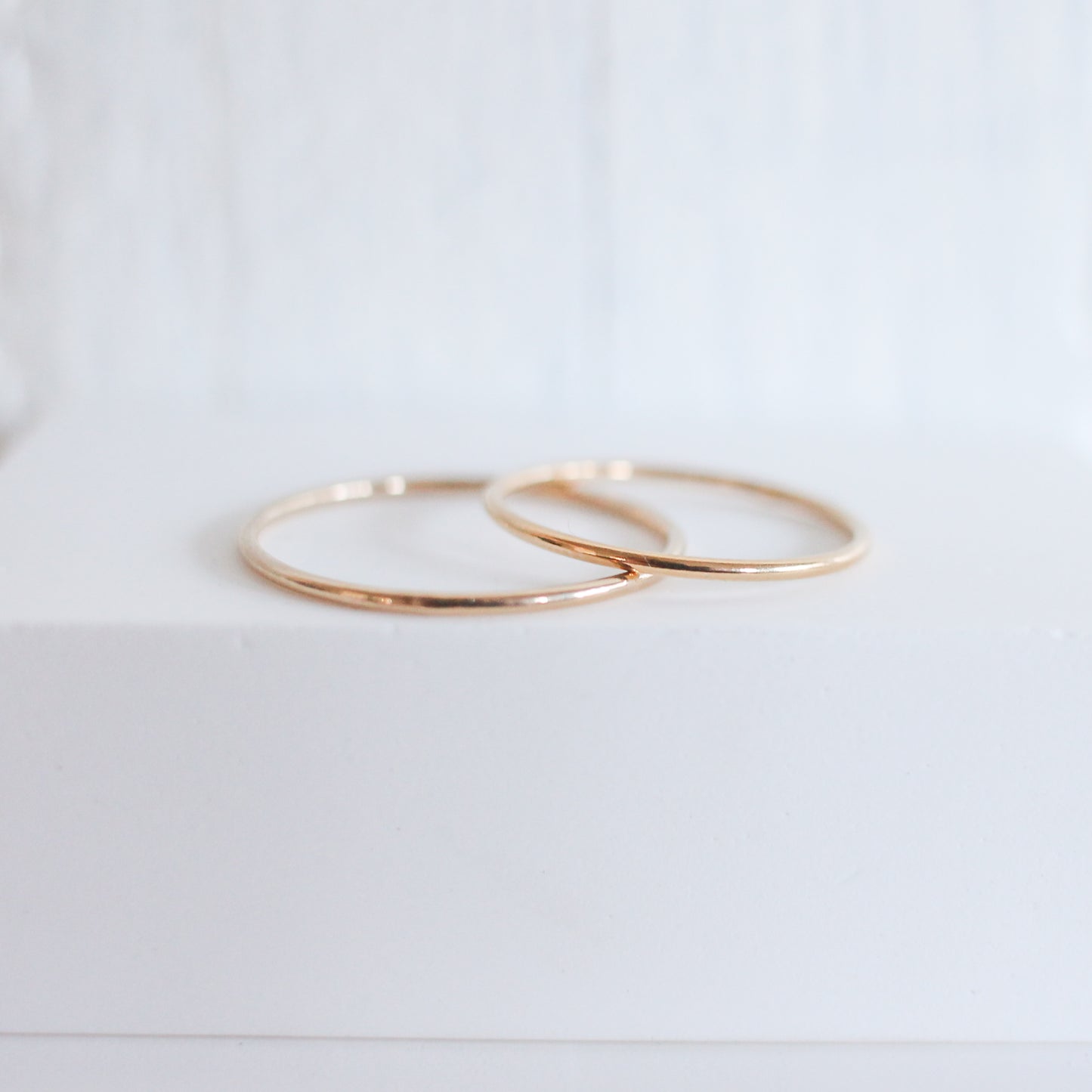 Thin Smooth Stackable Ring