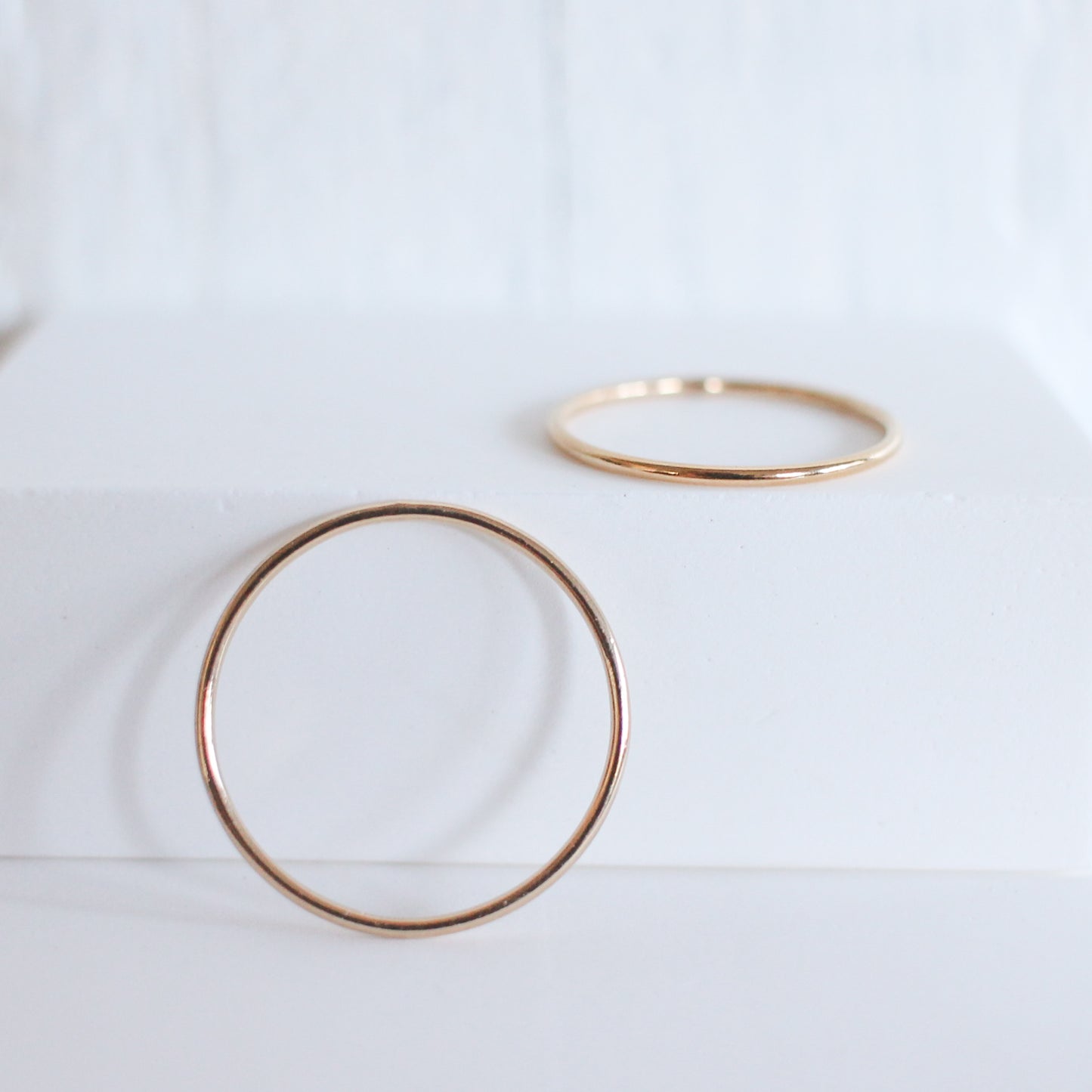 Thin Smooth Stackable Ring