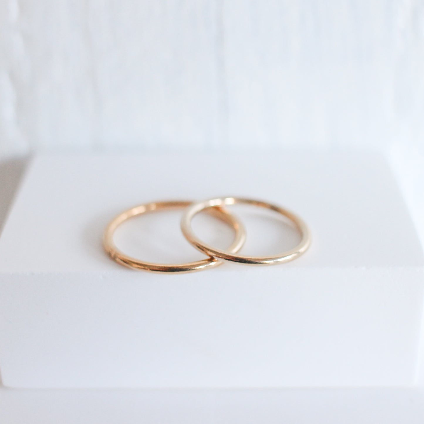 Medium Smooth Stackable Ring