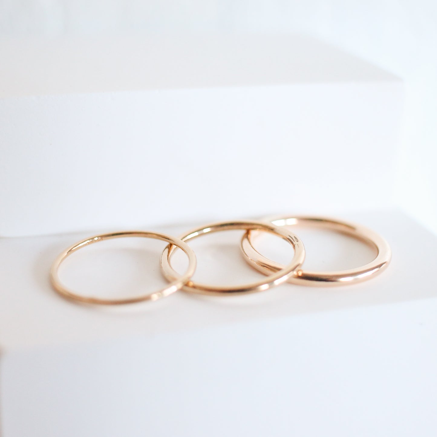 Medium Smooth Stackable Ring
