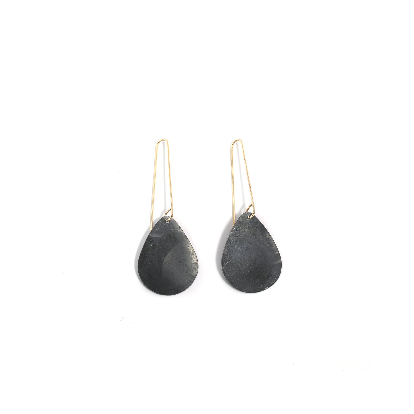 Mixed Metal Pear Drop Sliders