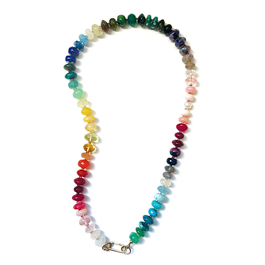 Rainbow Gemstone Necklace