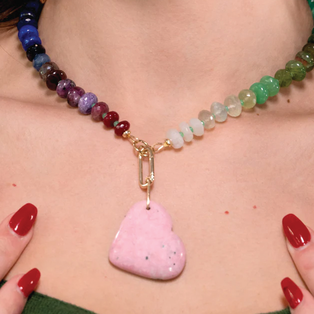 Rainbow Gemstone Necklace