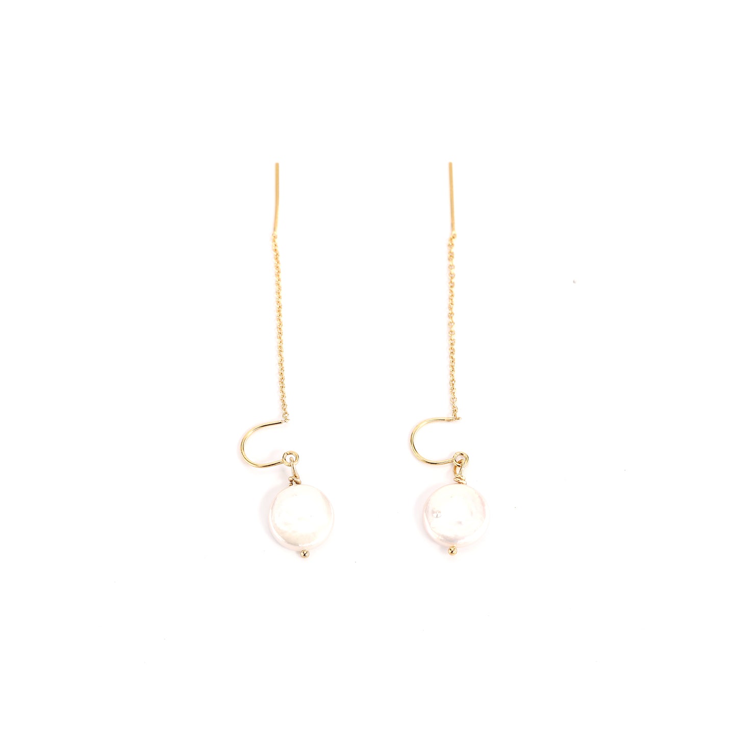 Pearl Threader Earrings