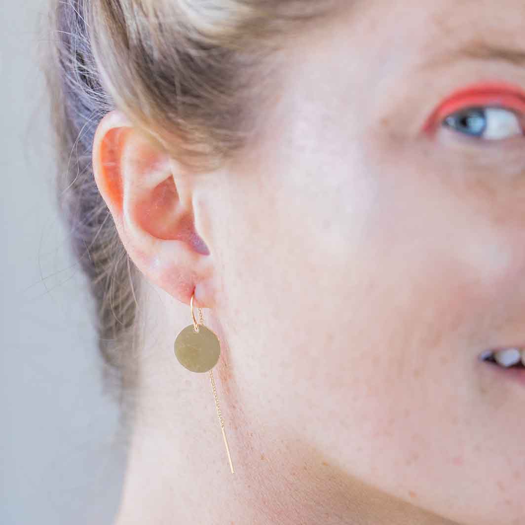Circle Threader Earrings