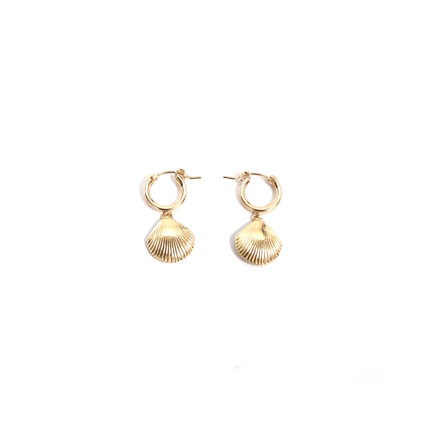 Mermaid Shell Hoops