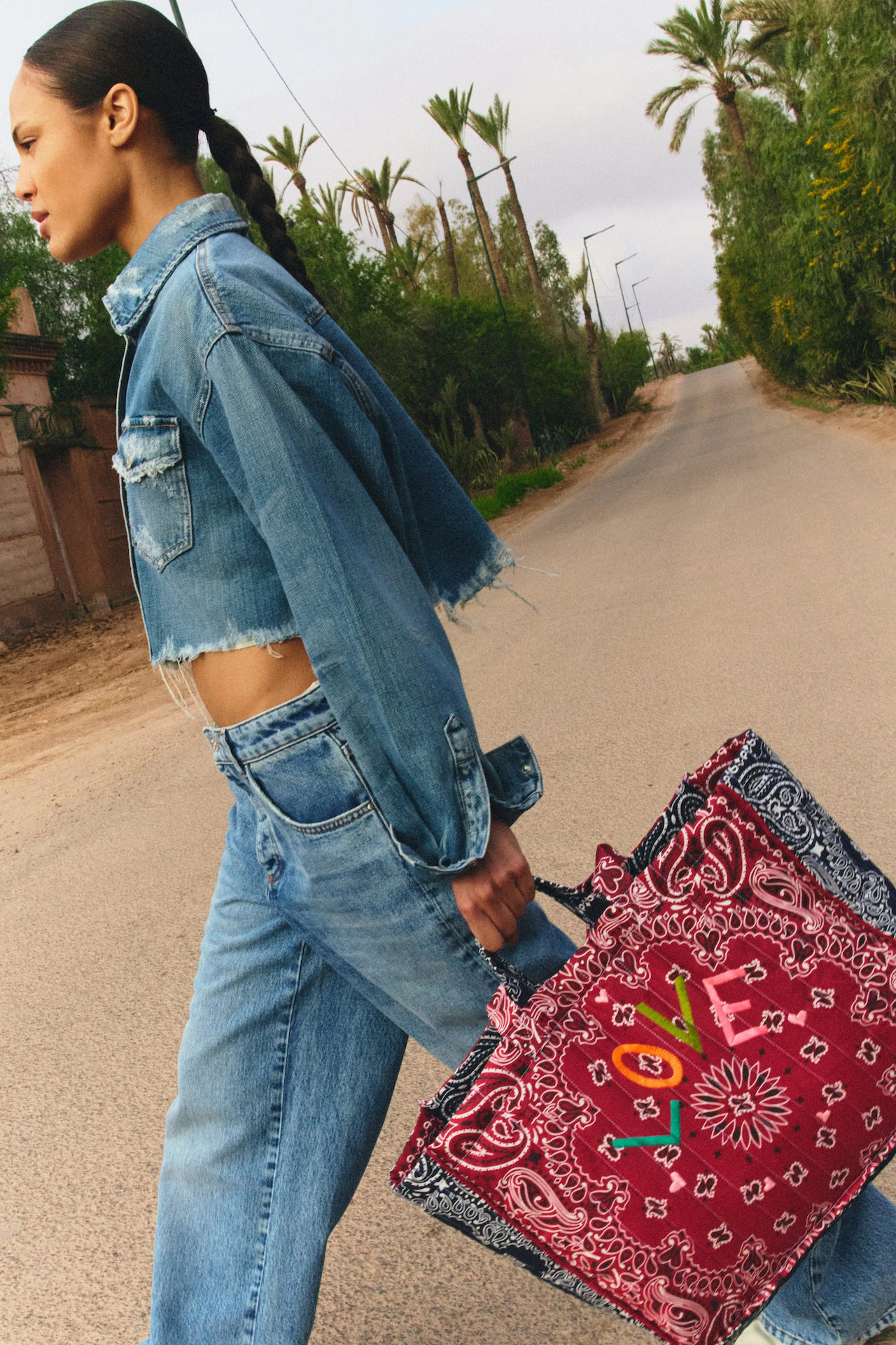 CALL IT BY YOUR NAME - Moyen Cabas Matelassé - LOVE - Bordeaux/Navy