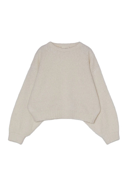 Atelier Delphine Balloon Sleeve Sweater - Cream