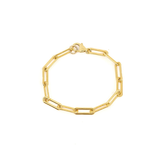 Thick Paperclip Bracelet