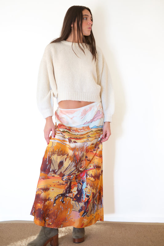 ME369 Blakely Slip Skirt - Rodeo