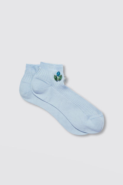 Maria La Rosa - Water Lily Socks in Nuvola