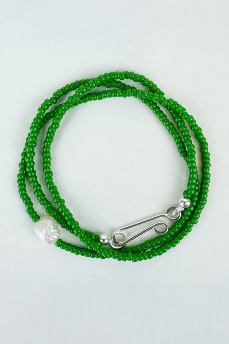 Millhouse Collection - The Khadi Necklace Green