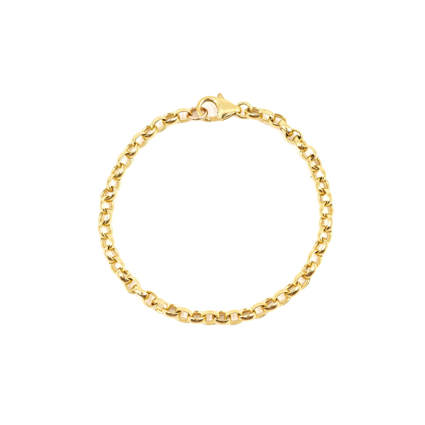 Thick Rolo Chain Bracelet
