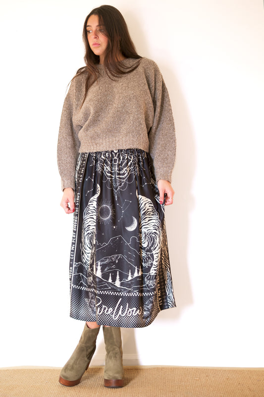 ME369 Vanessa Skirt - Black Magic