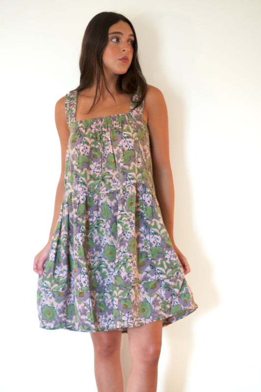 MIRTH Monaco Short Dress - Lavender Bloom