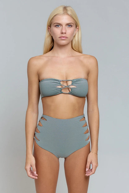 ACACIA-Queens Two Tone Rib Bottoms in Essex
