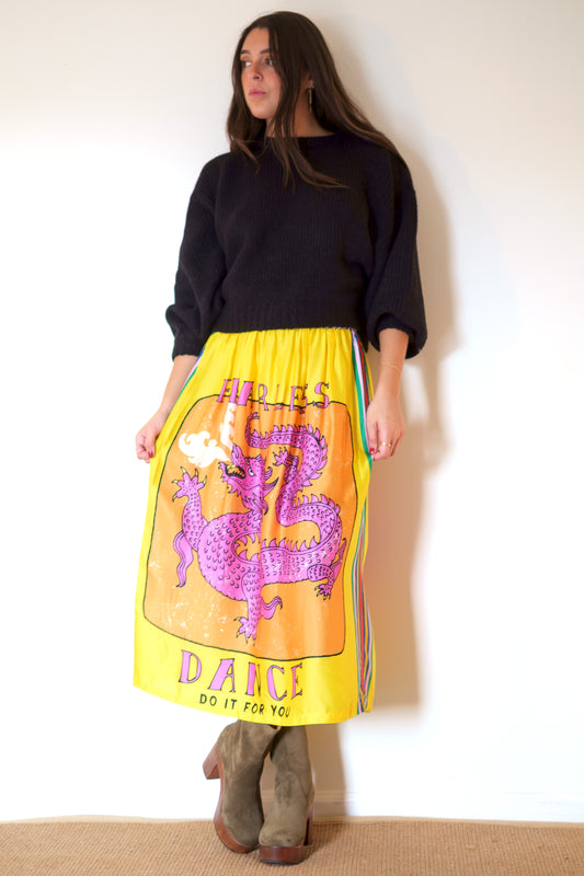 ME369 Alexa Printed Skirt - Fearless Dance