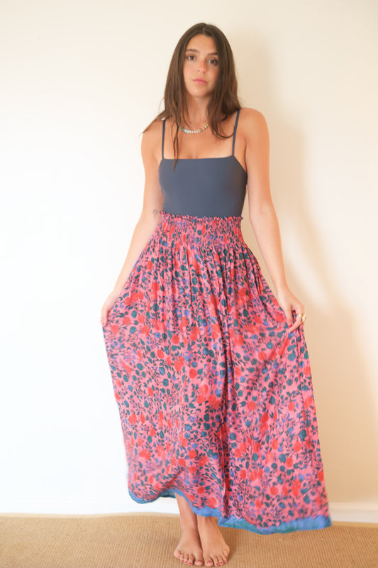 Natalie Martin Bella Skirt - Rose Bandana