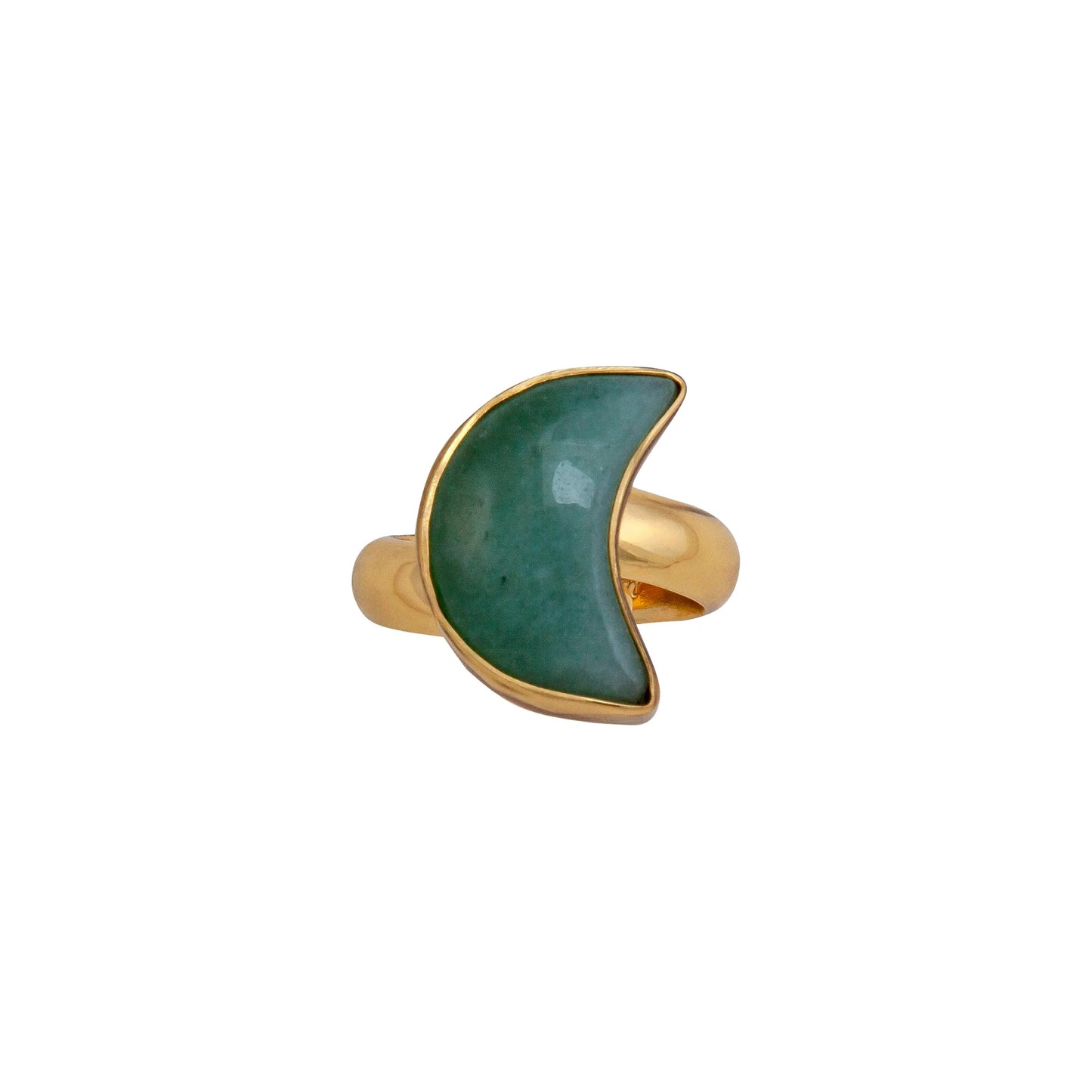 Charles Albert Alchemia Aventurine Moon Adjustable Ring