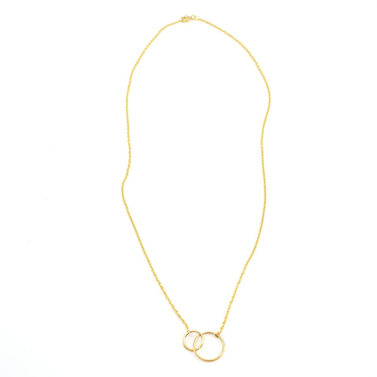 Double Circle Necklace