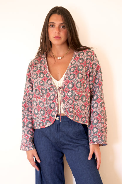 Natalie Martin Saskia Jacket - Spanish Tile Combo