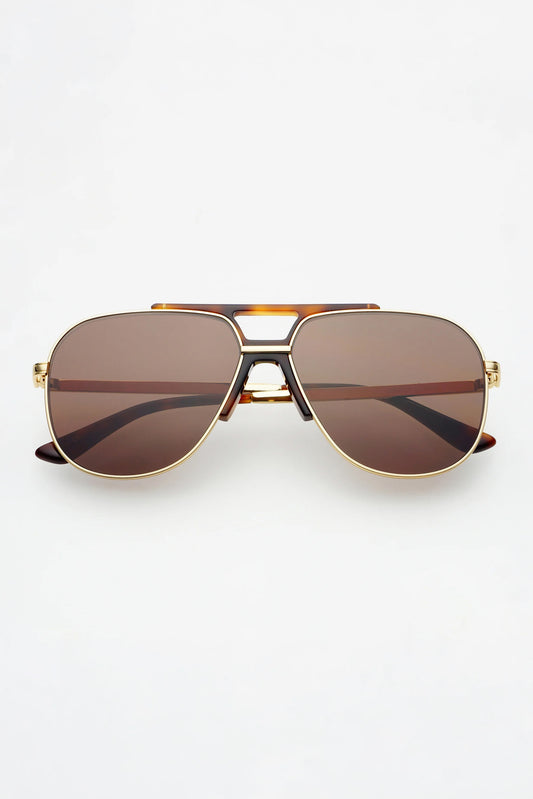 Freyrs Logan Sunglasses - Dark Brown