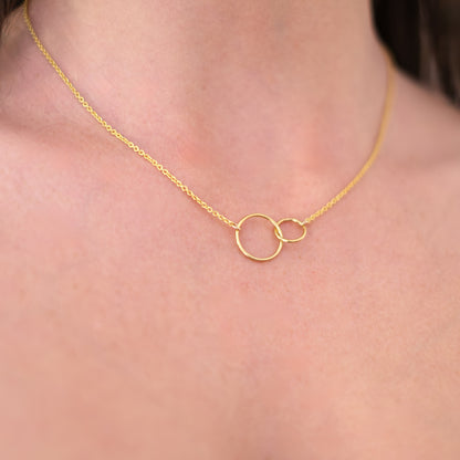 Double Circle Necklace
