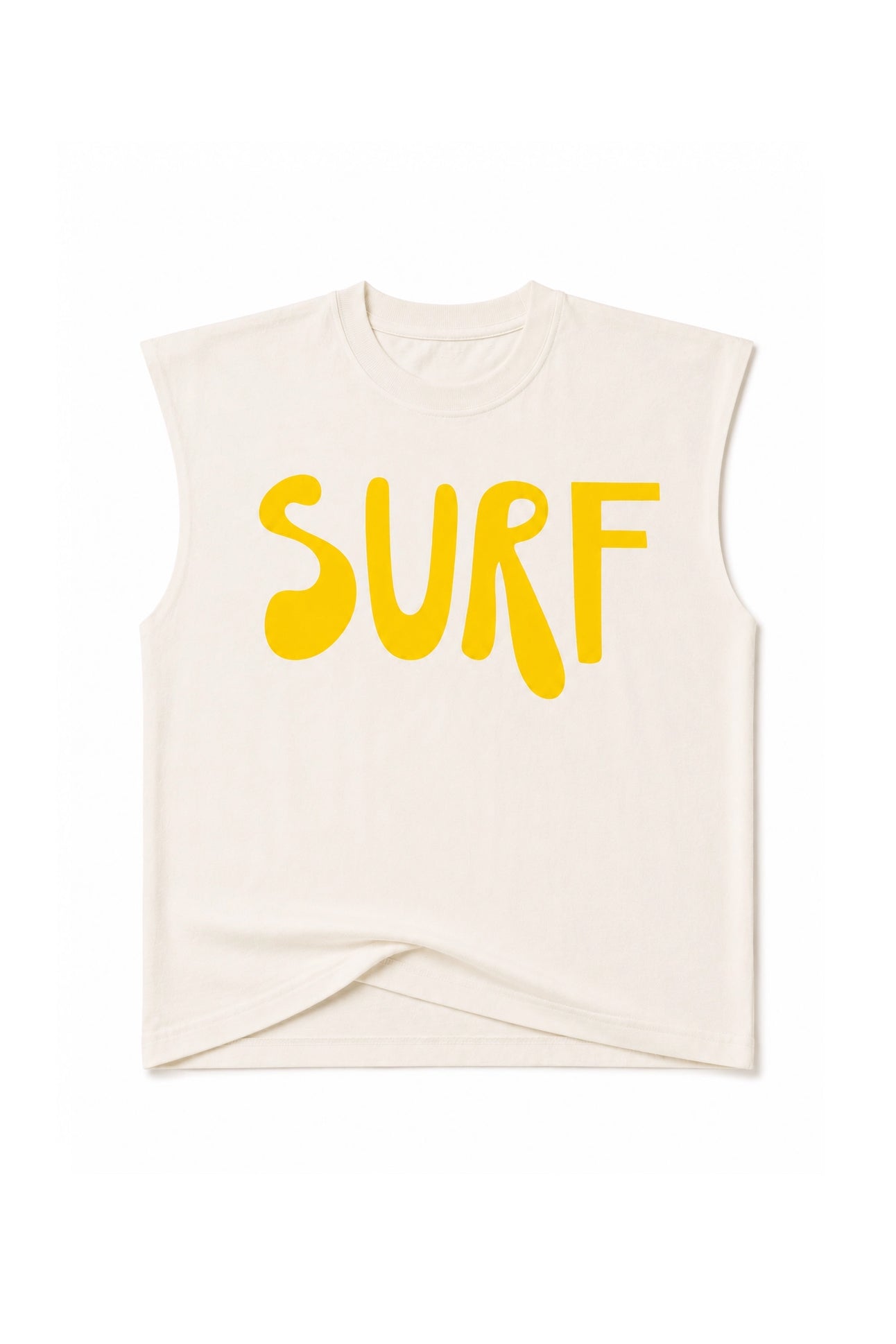 Cabana Club California - Muscle Tee in Yellow Surf