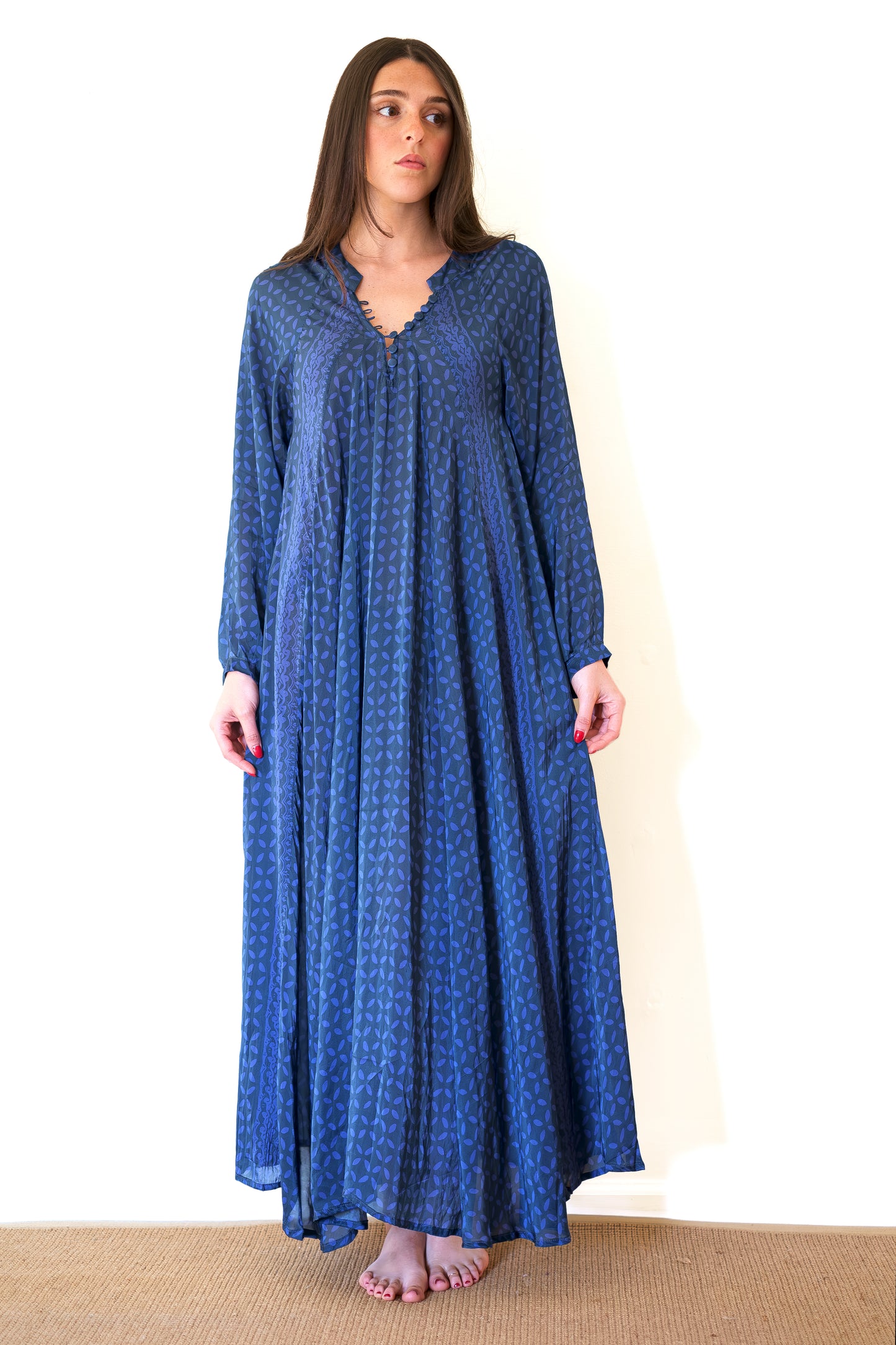 Natalie Martin Fiore Maxi Dress - Sand Dollar Ocean