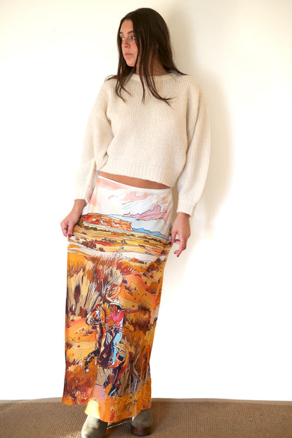 ME369 Blakely Slip Skirt - Rodeo
