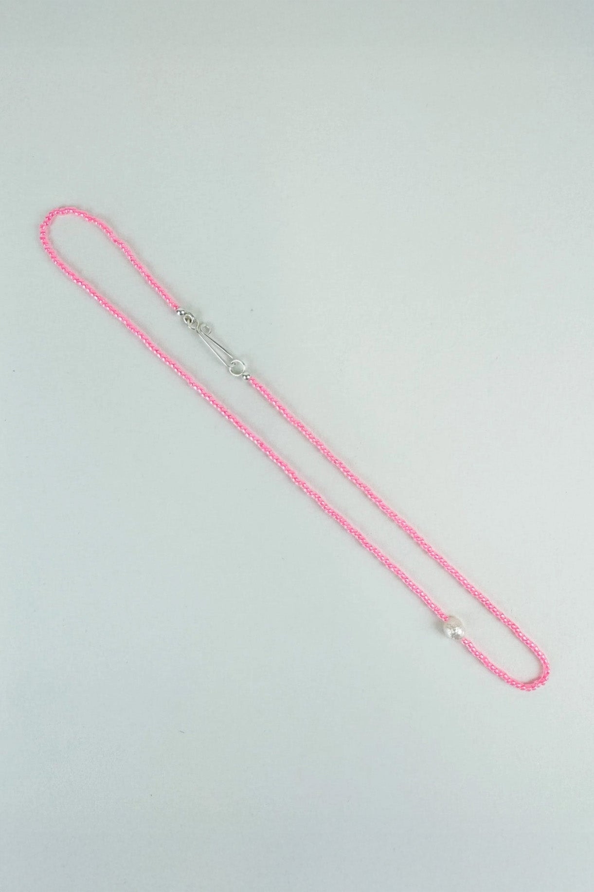 Millhouse Collection - The Khadi Necklace Bright Pink Trance