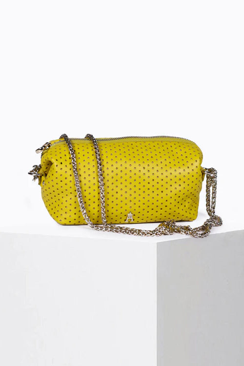 Craie Studio-Nuage Mini Pouch in Perfo Jaune