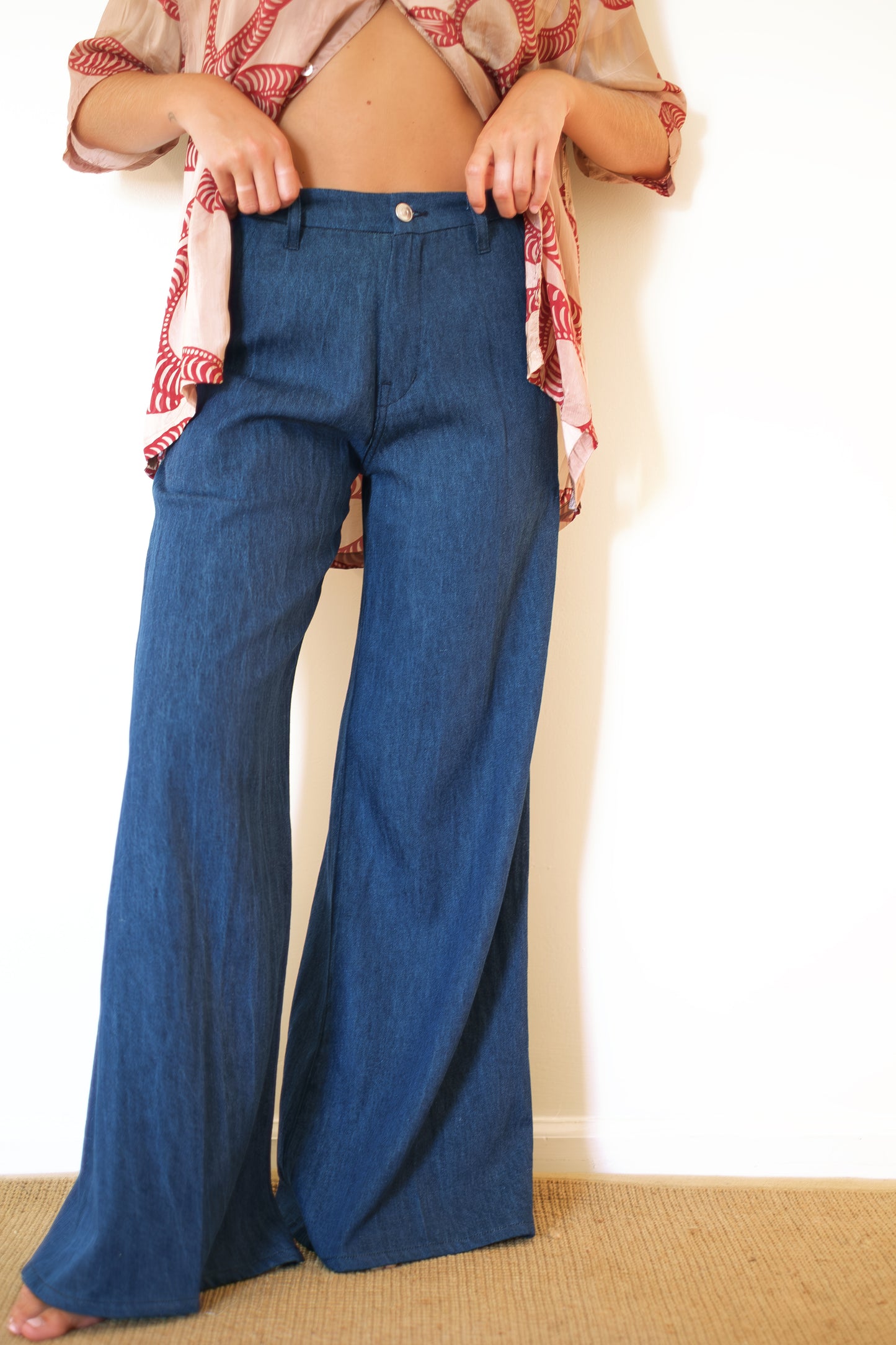 Emerson Fry Tulip Trouser - Indigo Hemp Organic