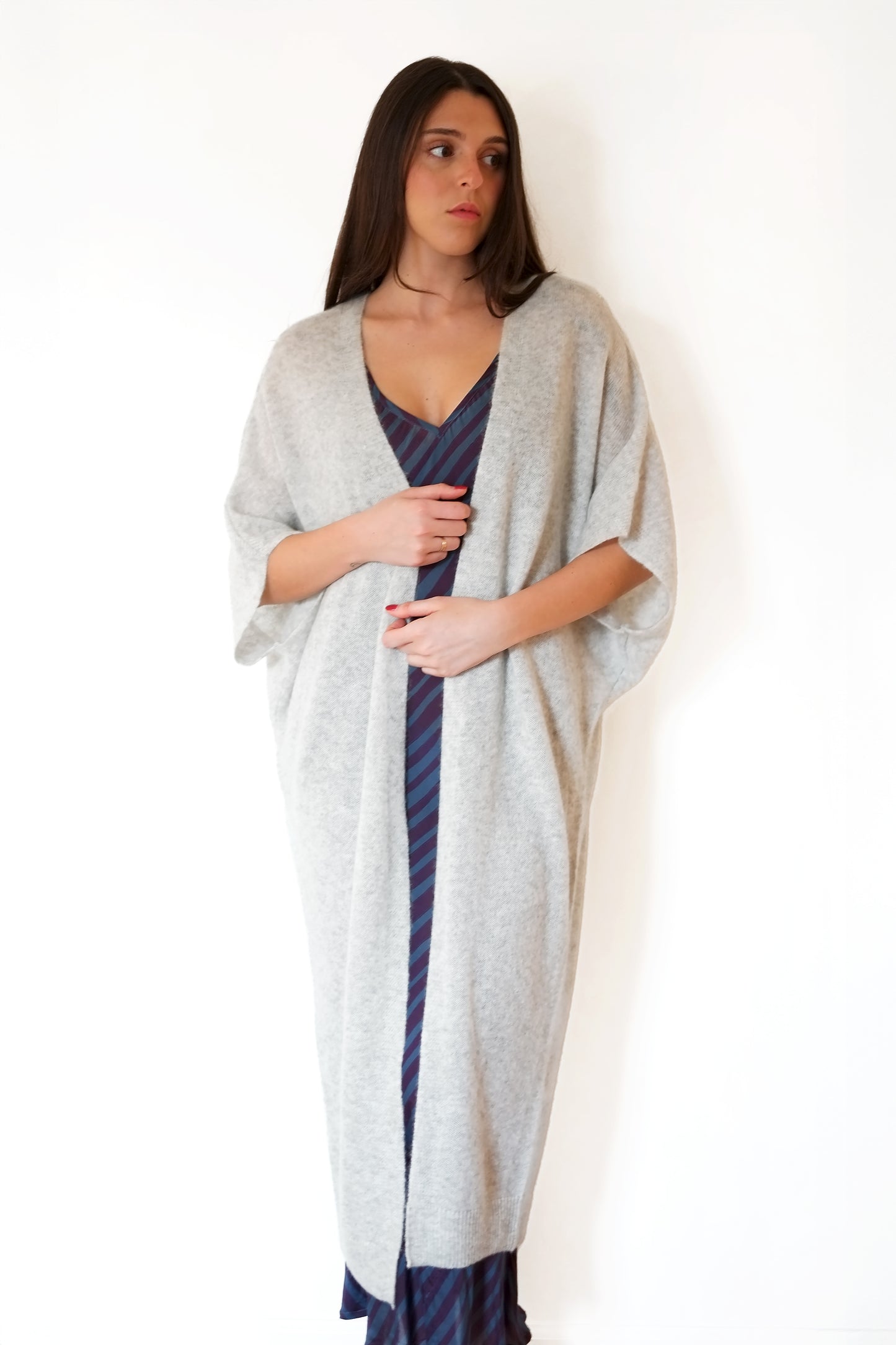 Crush Amara Fiji Kimono Cardigan - Mist